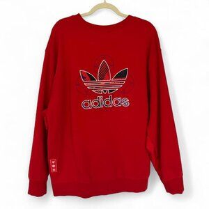 Adidas CNY Red Crewneck Sweatshirt L